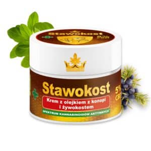 Stawokost - krem z olejkiem z konopi i żywokostem