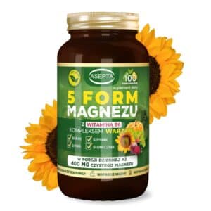 5 Form Magnezu z kompleksem warzyw (100 kaps)