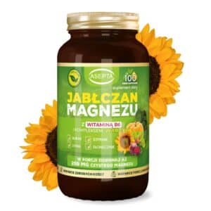 Jabłczan Magnezu z kompleksem warzyw (100 kaps)